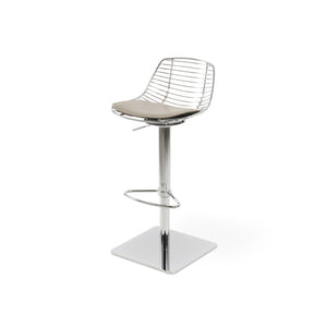 Soho Concept Tiger Mini Piston Barstools & Counterstools: Stylish Steel Frame With Removable Seat Pad & Options! Fr Bone  Soho-concept-dining-chair-09895