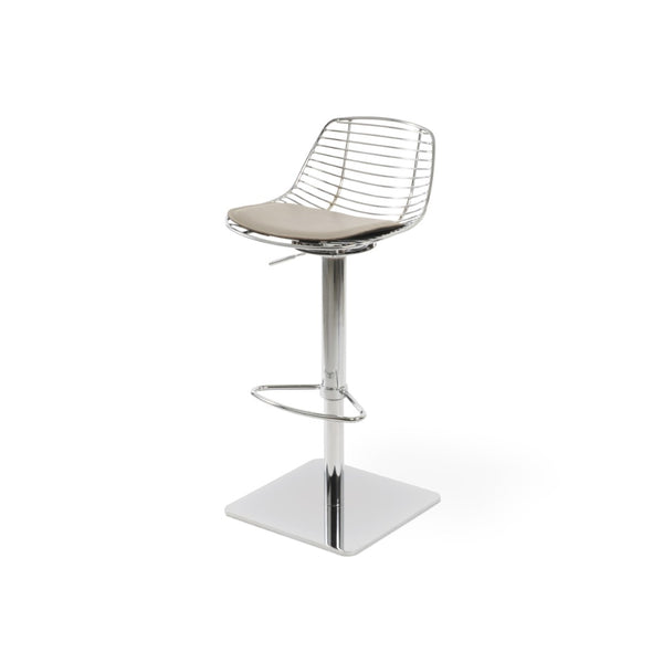 Soho Concept Tiger Mini Piston Barstools & Counterstools: Stylish Steel Frame With Removable Seat Pad & Options! Fr Bone  Soho-concept-dining-chair-09895
