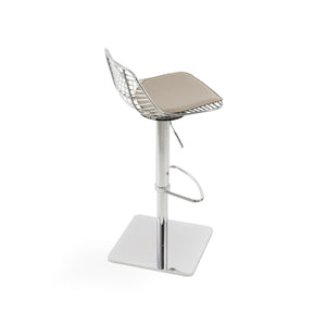 Soho Concept Tiger Mini Piston Barstools & Counterstools: Stylish Steel Frame With Removable Seat Pad & Options! Fr Bone  Soho-concept-dining-chair-07203