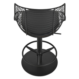 Soho Concept Tiger Piston Barstools & Counterstools: Adjustable Steel Frame With Removable Seat, 5-year Guarantee Black  Soho-concept-dining-chair-09905