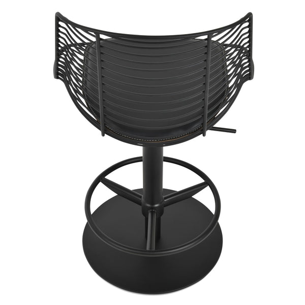 Soho Concept Tiger Piston Barstools & Counterstools: Adjustable Steel Frame With Removable Seat, 5-year Guarantee Black  Soho-concept-dining-chair-09905