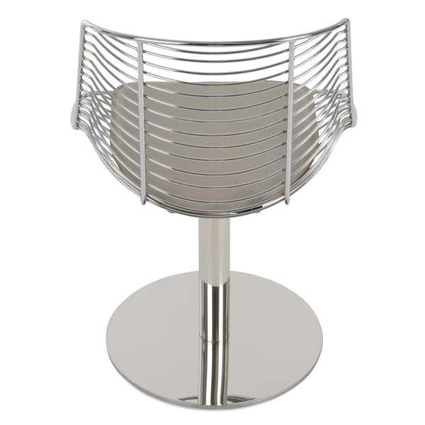 Soho Concept Tiger Chair Steel Frame Dining Chair With Chrome/Brass Finish & Removable Ppm Seat Pad, 5-year Guarantee Fr Bone  Soho-concept-dining-chair-05979