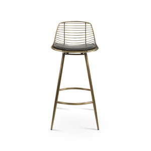 Soho Concept Tiger Mini Barstools & Counterstools – Stylish Steel Frame, Versatile Designs, 5-year Guarantee! Brass,Grey Steel Tubular Legs Soho-concept-dining-chair-09849