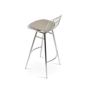 Soho Concept Tiger Mini Barstools & Counterstools – Stylish Steel Frame, Versatile Designs, 5-year Guarantee! Chrome Steel Tubular Legs Soho-concept-dining-chair-07182
