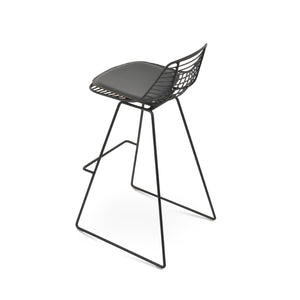 Soho Concept Tiger Wire Barstools & Counterstools - Durable Steel Frame, Removable Seat Pad, 5-year Warranty! Black,Grey  Soho-concept-dining-chair-09869