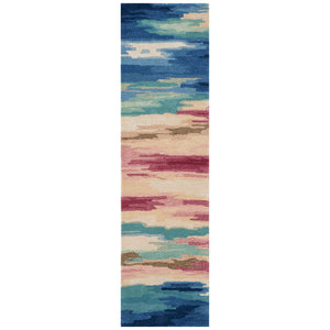 Trans Ocean Liora Manne Tivoli Plush Handmade Wool Area Rug - Contemporary Abstract Design For Elegant Spaces Multi Wool Tivr8814344