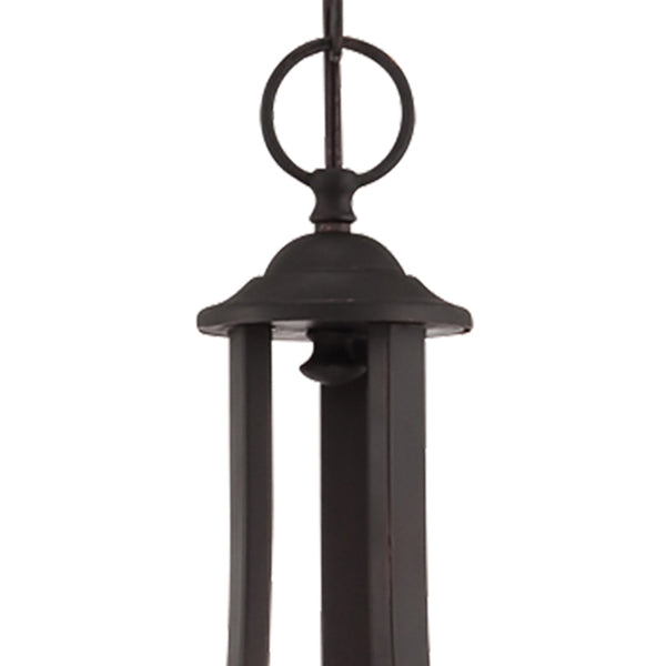 Thomas Lighting Treme Three Light Metal Chandelier with Tulip Glass Shades for Dining Rooms Brown 20 inches TK0019704