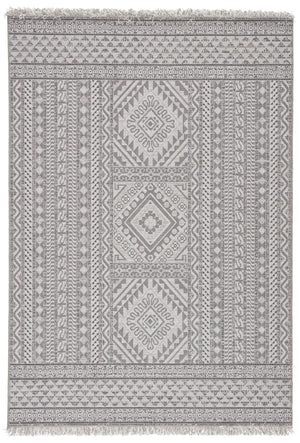 Jaipur Living Jaipur Living Tikal Tribal Flatweave Rug Polypropylene Geometric Fringe Indoor Outdoor 5'3" X 7'6" RUG145706