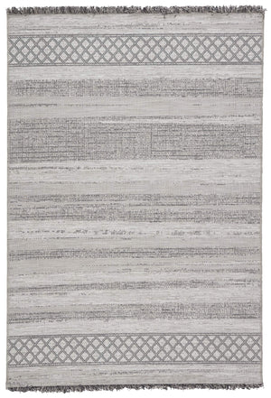 Jaipur Living Jaipur Living Tikal Flatweave Trellis Rug Bohemian Fringe Trim for Patio or Entryway 4'X5'7" RUG146150