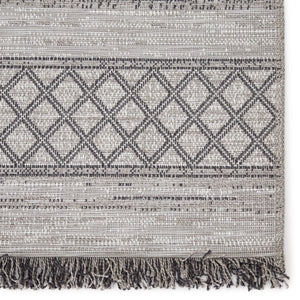 Jaipur Living Jaipur Living Tikal Flatweave Trellis Rug Bohemian Fringe Trim for Patio or Entryway 4'X5'7" RUG146150