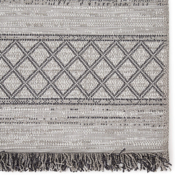 Jaipur Living Jaipur Living Tikal Flatweave Trellis Rug Bohemian Fringe Trim for Patio or Entryway 4'X5'7" RUG146150