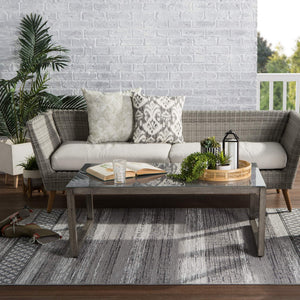 Jaipur Living Jaipur Living Tikal Flatweave Trellis Rug Bohemian Fringe Trim for Patio or Entryway 4'X5'7" RUG146150