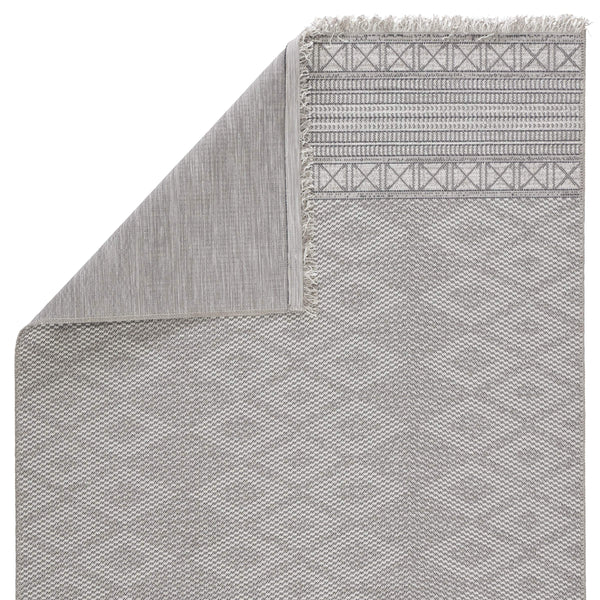 Jaipur Living Jaipur Living Ramos Flat Woven Tribal Geometric Gray Indoor Outdoor Area Rug 8'9" x 12'5" RUG146156