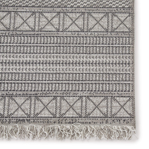 Jaipur Living Jaipur Living Ramos Flat Woven Tribal Geometric Gray Indoor Outdoor Area Rug 8'9" x 12'5" RUG146156