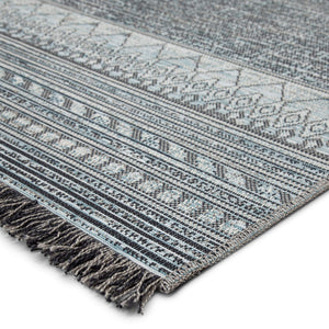 Jaipur Living Jaipur Living Rao Flatwoven Tribal Border Polypropylene Rug for Patio or Room 5'3"X7'6" RUG146287