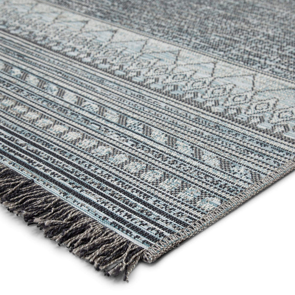 Jaipur Living Jaipur Living Rao Flatwoven Tribal Border Polypropylene Rug for Patio or Room 5'3"X7'6" RUG146287