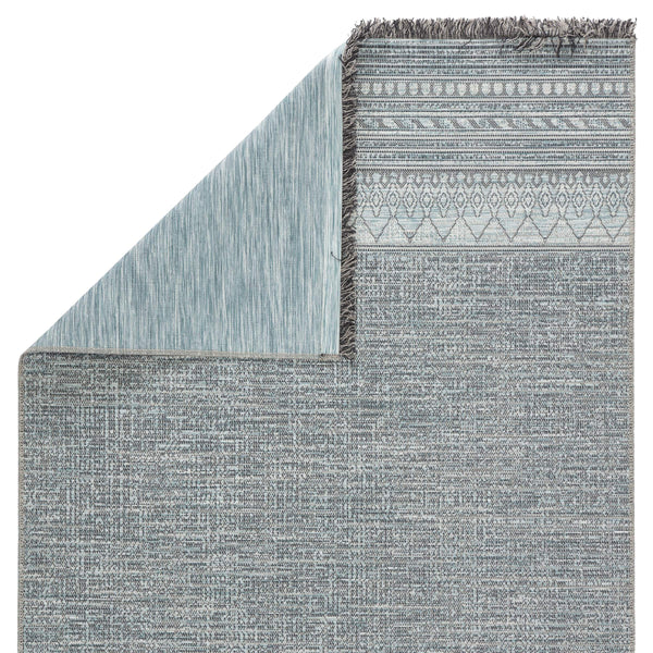 Jaipur Living Jaipur Living Rao Flatwoven Tribal Border Polypropylene Rug for Patio or Room 5'3"X7'6" RUG146287