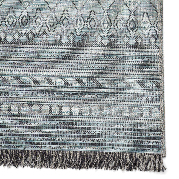 Jaipur Living Jaipur Living Rao Flatwoven Tribal Border Polypropylene Rug for Patio or Room 5'3"X7'6" RUG146287