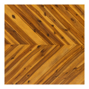 Moe's Home Parq 60-inch Round Dining Table: Rustic Acacia Design With Distressed Finish For Cozy Dining Spaces Orange Acacia Veneer Over Mdf,Solid Acacia Legs Tl-1029-14