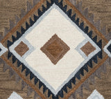 Rizzy Tumble Weed Loft TL9147 Hand Tufted Transitional Wool Rug Multi 9' x 12'