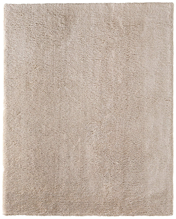 Feizy Rugs Tula Plush Shag Area Rug Faux Fur Polyester Pile Neutral Tan Living Room Bedroom TLA8A98FBGE000E10
