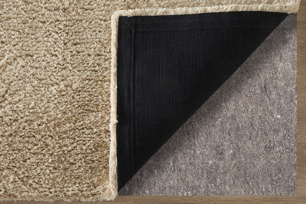 Feizy Rugs Tula Plush Shag Area Rug Faux Fur Polyester Pile Neutral Tan Living Room Bedroom TLA8A98FBGE000E10