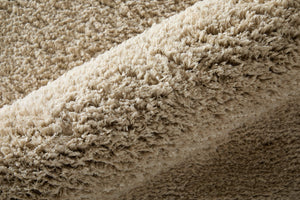 Feizy Rugs Tula Plush Shag Area Rug Faux Fur Polyester Pile Neutral Tan Living Room Bedroom TLA8A98FBGE000E10