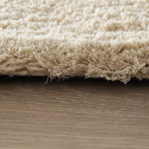 Feizy Rugs Tula Plush Shag Area Rug Faux Fur Polyester Pile Neutral Tan Living Room Bedroom TLA8A98FBGE000E10