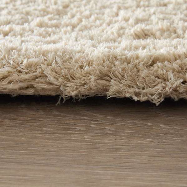 Feizy Rugs Tula Plush Shag Area Rug Faux Fur Polyester Pile Neutral Tan Living Room Bedroom TLA8A98FBGE000E10