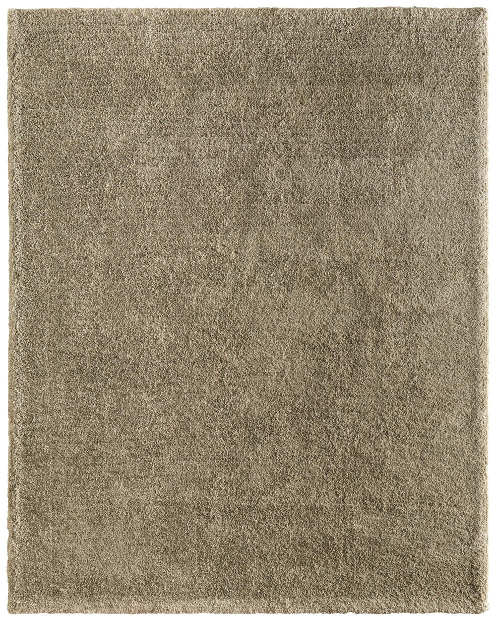 Feizy Rugs Tula Plush Shag Area Rug Soft Polyester Pile Solid Modern Accent for Living Room TLA8A98FGRN000C00