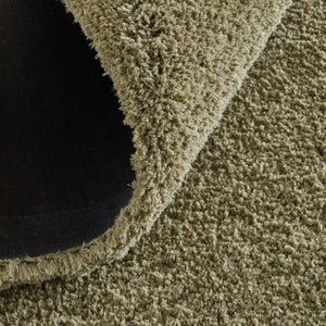 Feizy Rugs Tula Plush Shag Area Rug Soft Polyester Pile Solid Modern Accent for Living Room TLA8A98FGRN000C00