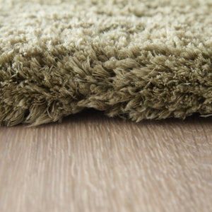 Feizy Rugs Tula Plush Shag Area Rug Soft Polyester Pile Solid Modern Accent for Living Room TLA8A98FGRN000C00
