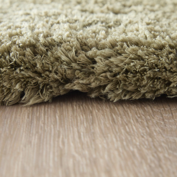Feizy Rugs Tula Plush Shag Area Rug Soft Polyester Pile Solid Modern Accent for Living Room TLA8A98FGRN000C00