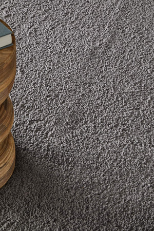 Feizy Rugs Tula Plush Shag Accent Rug Ultra Soft Polyester Pile for Modern Bedroom Decor TLA8A98FGRY000C00