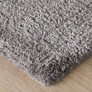 Feizy Rugs Tula Plush Shag Accent Rug Ultra Soft Polyester Pile for Modern Bedroom Decor TLA8A98FGRY000C00