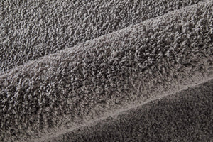Feizy Rugs Tula Plush Shag Accent Rug Ultra Soft Polyester Pile for Modern Bedroom Decor TLA8A98FGRY000C00