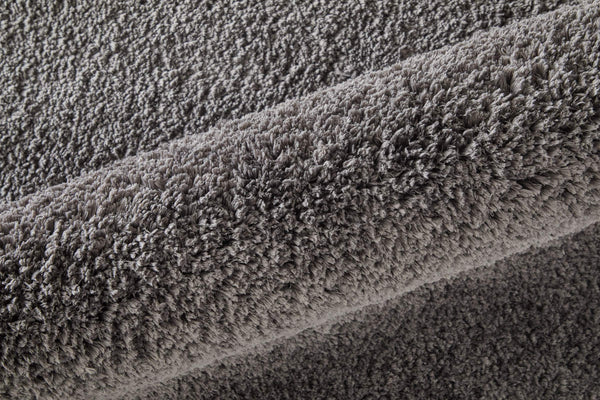 Feizy Rugs Tula Plush Shag Accent Rug Ultra Soft Polyester Pile for Modern Bedroom Decor TLA8A98FGRY000C00