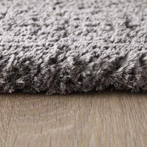 Feizy Rugs Tula Plush Shag Accent Rug Ultra Soft Polyester Pile for Modern Bedroom Decor TLA8A98FGRY000C00