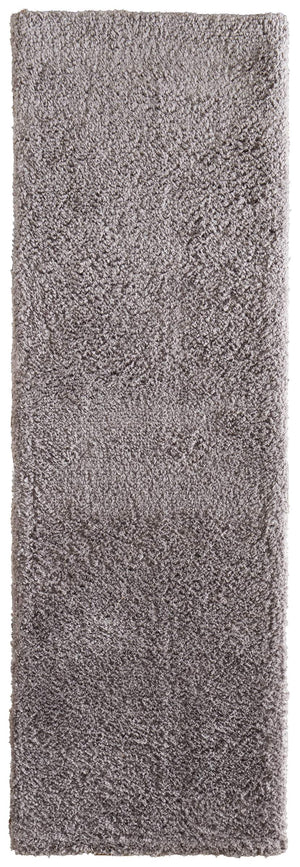 Feizy Rugs Tula Plush Shag Runner Rug Faux Fur Polyester Pile for Hallways and Entryways TLA8A98FGRY000I6A