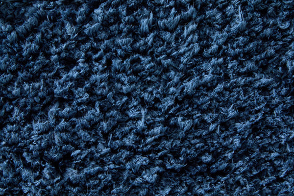 Feizy Rugs Tula Modern Blue Shag Rug Faux Fur Polyester Pile Soft Accent for Bedroom Floors TLA8A98FNVY000C00