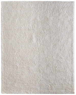 Feizy Rugs Tula Faux Fur Shag Area Rug Plush Polyester Pile for Modern Bedroom or Living Room TLA8A98FWHT000C00