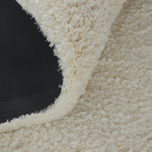 Feizy Rugs Tula Faux Fur Shag Area Rug Plush Polyester Pile for Modern Bedroom or Living Room TLA8A98FWHT000C00