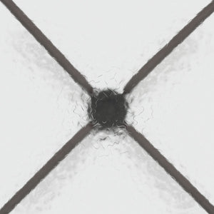 English Elm Barker Stylish Bistro Table with Durable Glass Top and Bronze Metal Frame for Indoor/Outdoor Use Clear Top/Bronze Frame 23.5" Square TLH-073A-1-BZ-GG