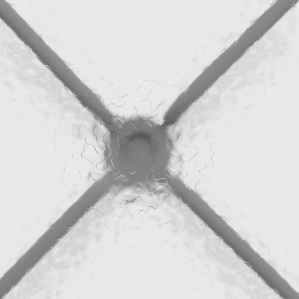 English Elm Barker Stylish Bistro Table with Durable Glass Top and Bronze Metal Frame for Indoor/Outdoor Use Clear Top/Silver Frame 23.5" Square TLH-073A-1-SV-GG