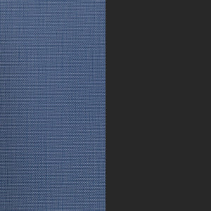 English Elm Brazos 5-Piece Outdoor Patio Dining Set with Tempered Glass Table and Stackable Sling Chairs for Comfort Navy TLH-089REC-303CNV4-GG