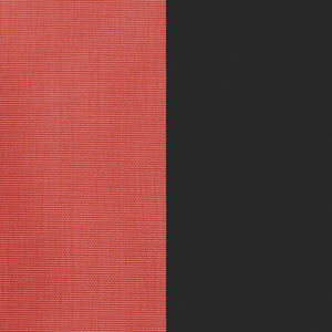 English Elm Brazos 7 Piece Outdoor Patio Dining Set - Modern Tempered Glass Table with 6 Comfortable Sling Chairs Red TLH-089REC-303CRD6-GG