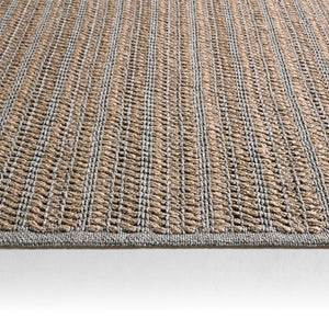 Jaipur Living Jaipur Living Elmas Handwoven Polypropylene Striped Rug for Indoor Outdoor Spaces Tan RUG158372