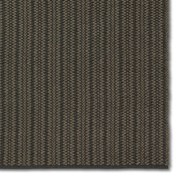 Jaipur Living Talin Elmas Tln02 Handwoven Handmade 100% Polypropylene Lines Stripes Outdoor Rug Gray 100% Polypropylene Rug158379