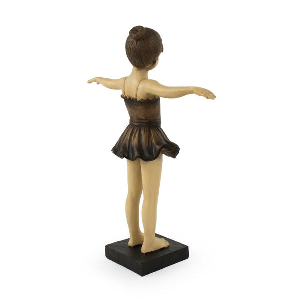 Zentique Resin Ballerina Girl Statue – Elegant 20.5cm Resin Dancer Figurine, Smooth Painted Finish for Shelves, Gifts TM6516253-17