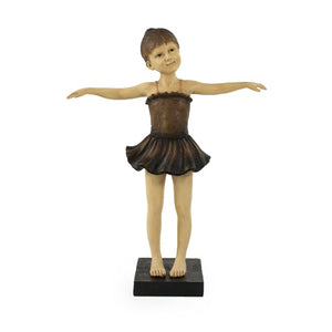 Zentique Resin Ballerina Girl Statue – Elegant 20.5cm Resin Dancer Figurine, Smooth Painted Finish for Shelves, Gifts TM6516253-17